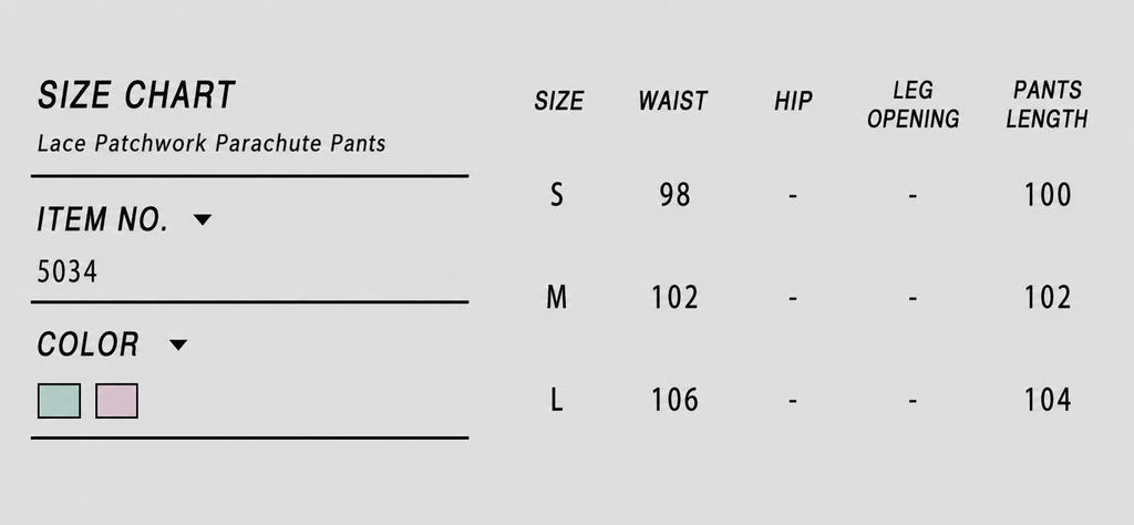 Women's Cute Lace Patchwork Wide Leg Parachute Pants - Casual Summer Straight Leg Trousers #G002