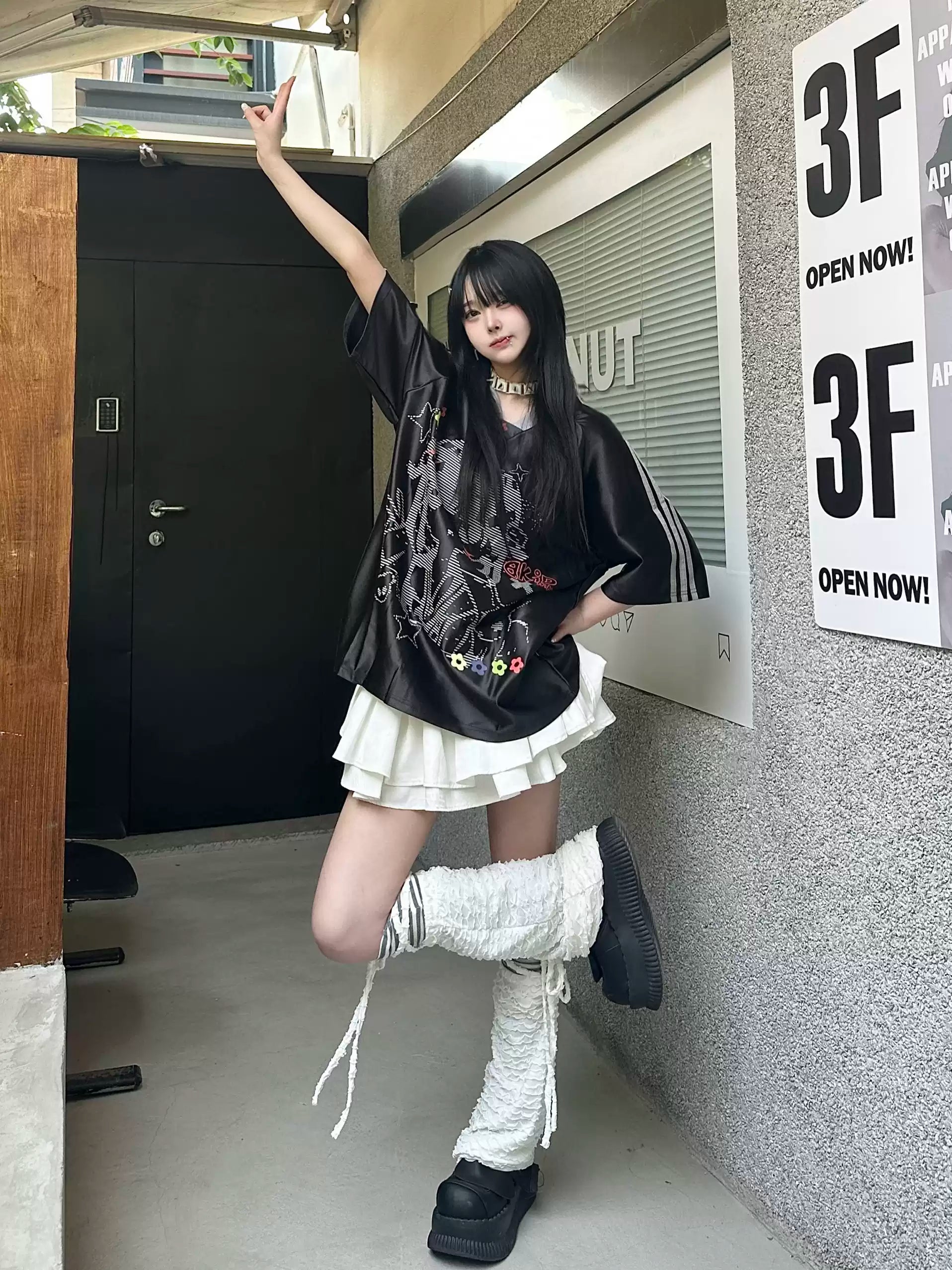 Women's Y2K Vintage Baseball Jersey T-Shirt - Oversized V-Neck Graphic Sports Tee